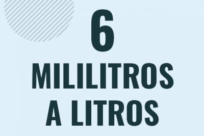 Profesor en pizarra explicando cuanto es 6 mililitros en litros o como pasar de 6 ml a l