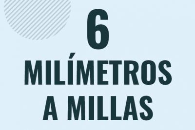 Profesor en pizarra explicando cuanto es 6 milimetros en millas o como pasar de 6 mm a mi