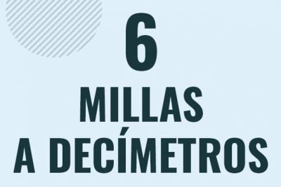 Profesor en pizarra explicando cuanto es 6 millas en decimetros o como pasar de 6 mi a dm