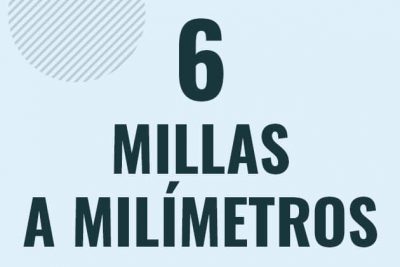 Profesor en pizarra explicando cuanto es 6 millas en milimetros o como pasar de 6 mi a mm