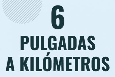 Profesor en pizarra explicando cuanto es 6 pulgadas en kilometros o como pasar de 6 in a km