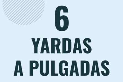 Profesor en pizarra explicando cuanto es 6 yardas en pulgadas o como pasar de 6 yd a in