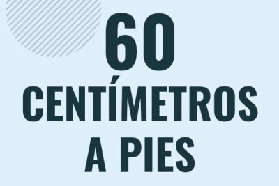 Profesor en pizarra explicando cuanto es 60 centimetros en pies o como pasar de 60 cm a ft