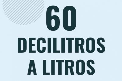 Profesor en pizarra explicando cuanto es 60 decilitros en litros o como pasar de 60 dl a l