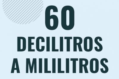 Profesor en pizarra explicando cuanto es 60 decilitros en mililitros o como pasar de 60 dl a ml