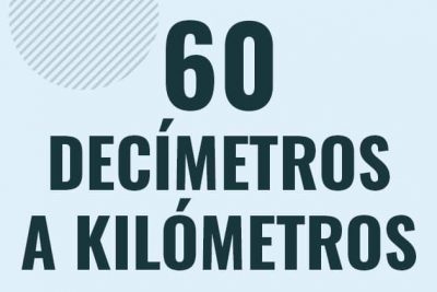 Profesor en pizarra explicando cuanto es 60 decimetros en kilometros o como pasar de 60 dm a km