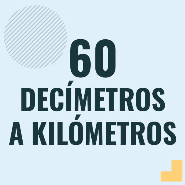 Profesor en pizarra explicando cuanto es 60 decimetros en kilometros o como pasar de 60 dm a km