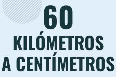 Profesor en pizarra explicando cuanto es 60 kilometros en centimetros o como pasar de 60 km a cm