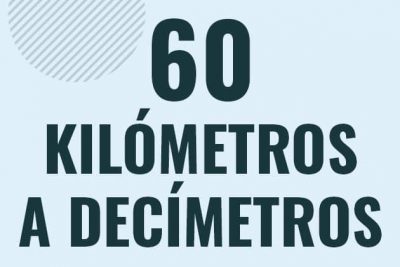 Profesor en pizarra explicando cuanto es 60 kilometros en decimetros o como pasar de 60 km a dm