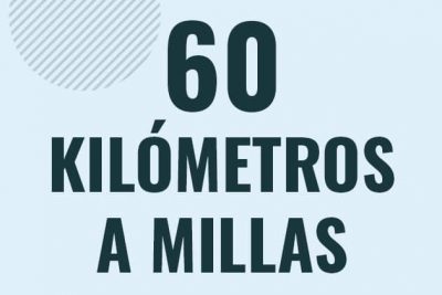 Profesor en pizarra explicando cuanto es 60 kilometros en millas o como pasar de 60 km a mi