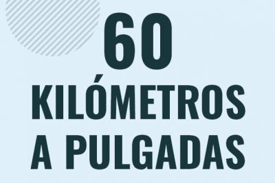 Profesor en pizarra explicando cuanto es 60 kilometros en pulgadas o como pasar de 60 km a in