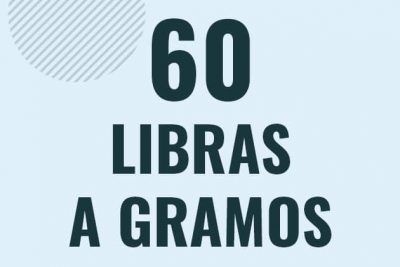 Profesor en pizarra explicando cuanto es 60 libras en gramos o como pasar de 60 lb a g