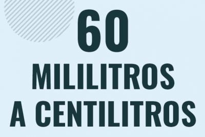 Profesor en pizarra explicando cuanto es 60 mililitros en centilitros o como pasar de 60 ml a cl