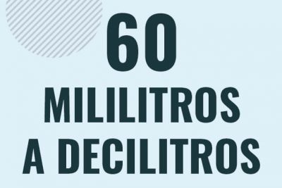 Profesor en pizarra explicando cuanto es 60 mililitros en decilitros o como pasar de 60 ml a dl