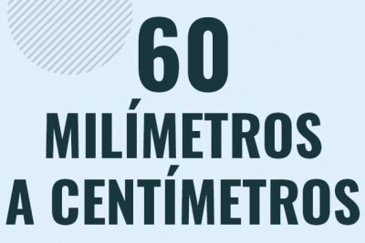 Profesor en pizarra explicando cuanto es 60 milimetros en centimetros o como pasar de 60 mm a cm