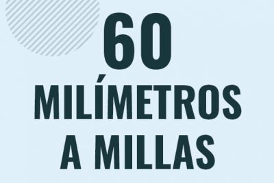 Profesor en pizarra explicando cuanto es 60 milimetros en millas o como pasar de 60 mm a mi