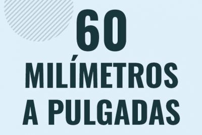 Profesor en pizarra explicando cuanto es 60 milimetros en pulgadas o como pasar de 60 mm a in