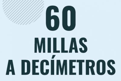 Profesor en pizarra explicando cuanto es 60 millas en decimetros o como pasar de 60 mi a dm