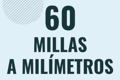 Profesor en pizarra explicando cuanto es 60 millas en milimetros o como pasar de 60 mi a mm