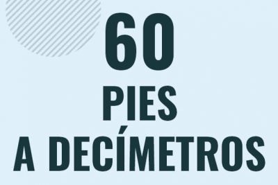 Profesor en pizarra explicando cuanto es 60 pies en decimetros o como pasar de 60 ft a dm