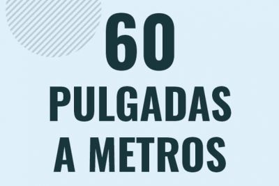 Profesor en pizarra explicando cuanto es 60 pulgadas en metros o como pasar de 60 in a m