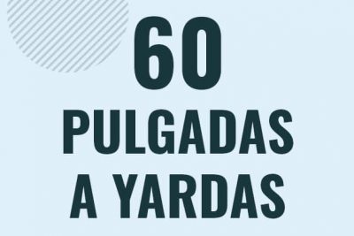Profesor en pizarra explicando cuanto es 60 pulgadas en yardas o como pasar de 60 in a yd