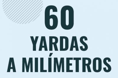 Profesor en pizarra explicando cuanto es 60 yardas en milimetros o como pasar de 60 yd a mm