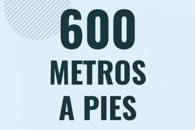 Profesor en pizarra explicando cuanto es 600 metros en pies o como pasar de 600 m a ft