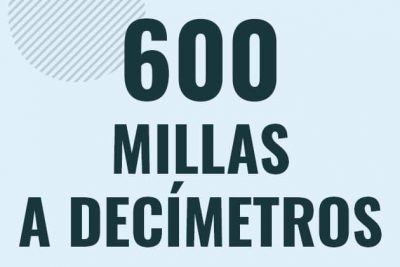 Profesor en pizarra explicando cuanto es 600 millas en decimetros o como pasar de 600 mi a dm