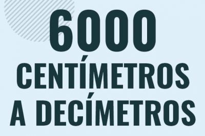 Profesor en pizarra explicando cuanto es 6000 centimetros en decimetros o como pasar de 6000 cm a dm