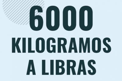 Profesor en pizarra explicando cuanto es 6000 kilogramos en libras o como pasar de 6000 kg a lb