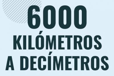 Profesor en pizarra explicando cuanto es 6000 kilometros en decimetros o como pasar de 6000 km a dm