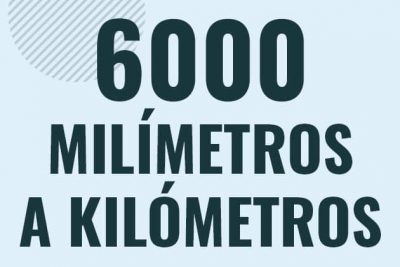 Profesor en pizarra explicando cuanto es 6000 milimetros en kilometros o como pasar de 6000 mm a km