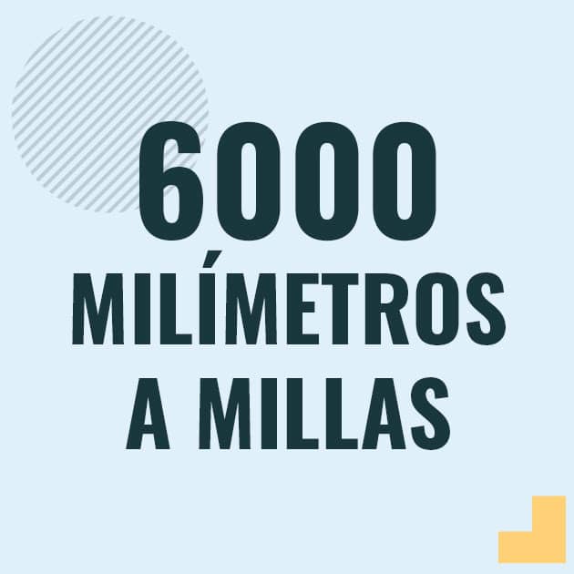 Conversión de 6000 milimetros a millas Profesor en pizarra explicando cuanto es 6000 milimetros en millas o como pasar de 6000 mm a mi