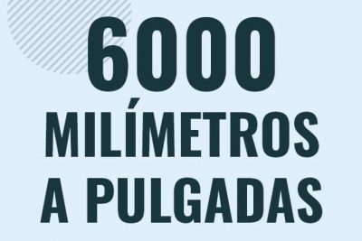 Profesor en pizarra explicando cuanto es 6000 milimetros en pulgadas o como pasar de 6000 mm a in