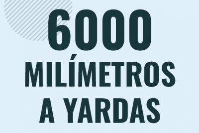 Profesor en pizarra explicando cuanto es 6000 milimetros en yardas o como pasar de 6000 mm a yd
