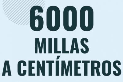Profesor en pizarra explicando cuanto es 6000 millas en centimetros o como pasar de 6000 mi a cm