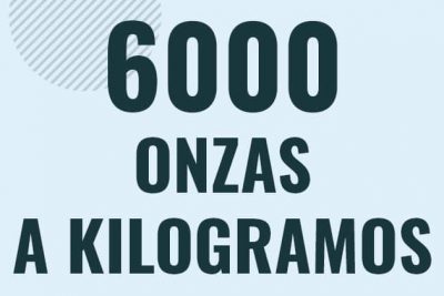 Profesor en pizarra explicando cuanto es 6000 onzas en kilogramos o como pasar de 6000 oz a kg
