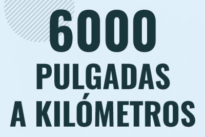 Profesor en pizarra explicando cuanto es 6000 pulgadas en kilometros o como pasar de 6000 in a km