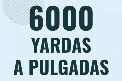 Profesor en pizarra explicando cuanto es 6000 yardas en pulgadas o como pasar de 6000 yd a in