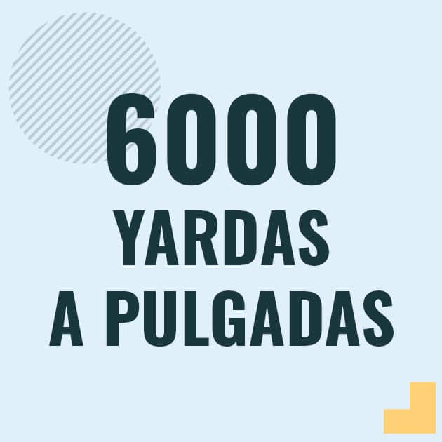 Conversión de 6000 yardas a pulgadas Profesor en pizarra explicando cuanto es 6000 yardas en pulgadas o como pasar de 6000 yd a in