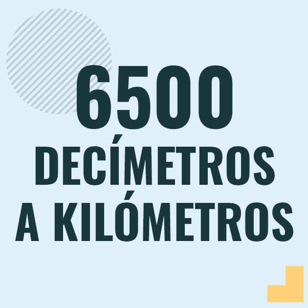 Profesor en pizarra explicando cuanto es 6500 decimetros en kilometros o como pasar de 6500 dm a km