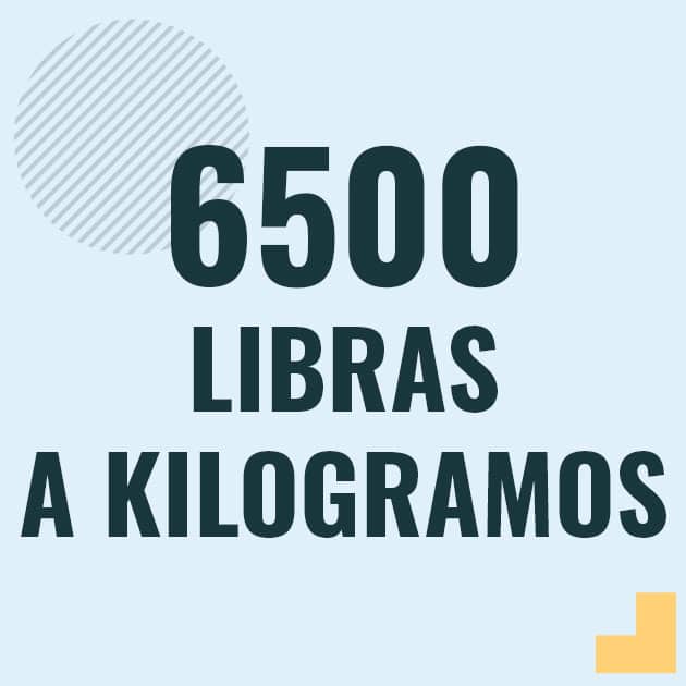 Conversión de 6500 libras a kilogramos Profesor en pizarra explicando cuanto es 6500 libras en kilogramos o como pasar de 6500 lb a kg