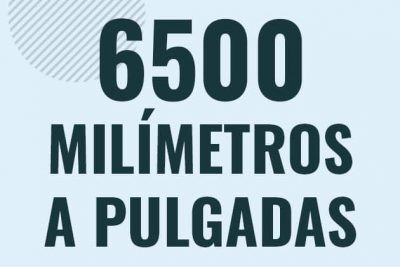 Profesor en pizarra explicando cuanto es 6500 milimetros en pulgadas o como pasar de 6500 mm a in