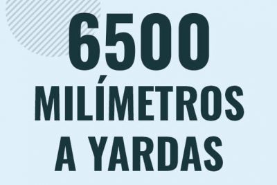 Profesor en pizarra explicando cuanto es 6500 milimetros en yardas o como pasar de 6500 mm a yd
