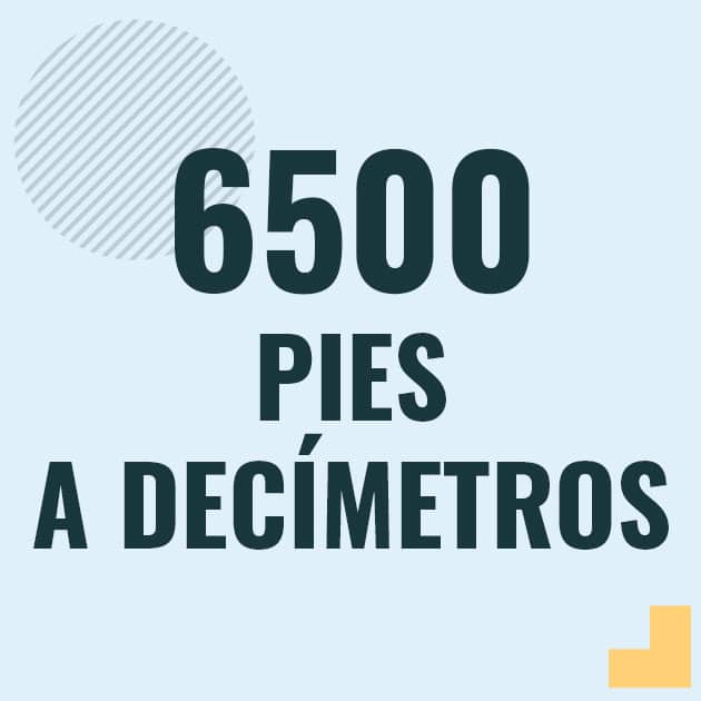 Conversión de 6500 pies a decimetros Profesor en pizarra explicando cuanto es 6500 pies en decimetros o como pasar de 6500 ft a dm