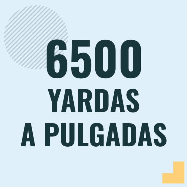 Conversión de 6500 yardas a pulgadas Profesor en pizarra explicando cuanto es 6500 yardas en pulgadas o como pasar de 6500 yd a in