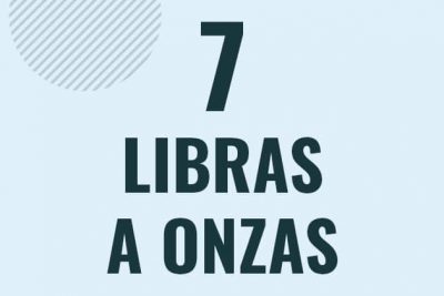 Profesor en pizarra explicando cuanto es 7 libras en onzas o como pasar de 7 lb a oz