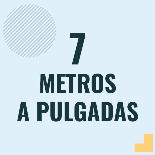 Conversión de 7 metros a pulgadas Profesor en pizarra explicando cuanto es 7 metros en pulgadas o como pasar de 7 m a in