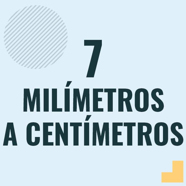 Conversión de 7 milimetros a centimetros Profesor en pizarra explicando cuanto es 7 milimetros en centimetros o como pasar de 7 mm a cm